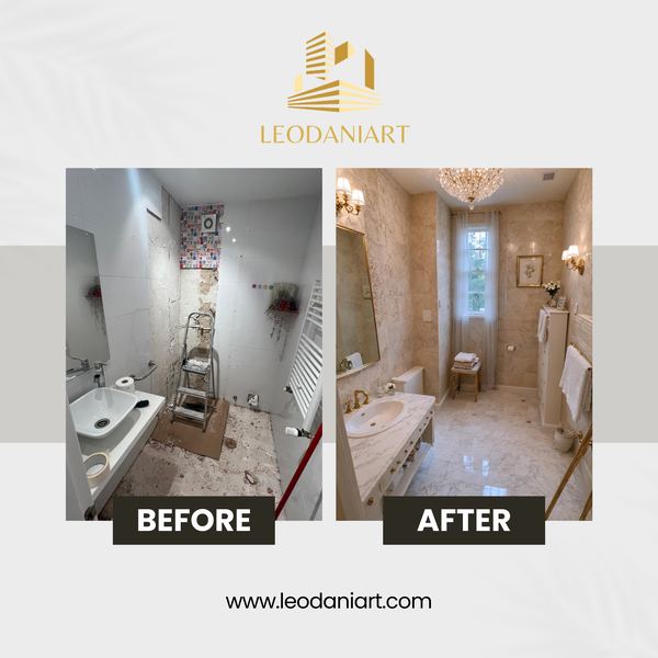 Baño – reforma completa – trabajo de Leodaniart