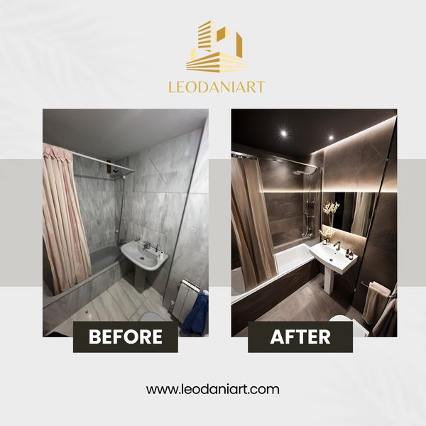Baño – reforma completa – trabajo de Leodaniart